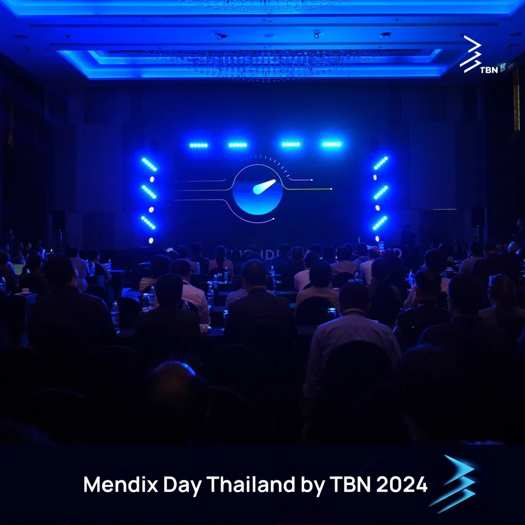 The stage of Mendix Day '24