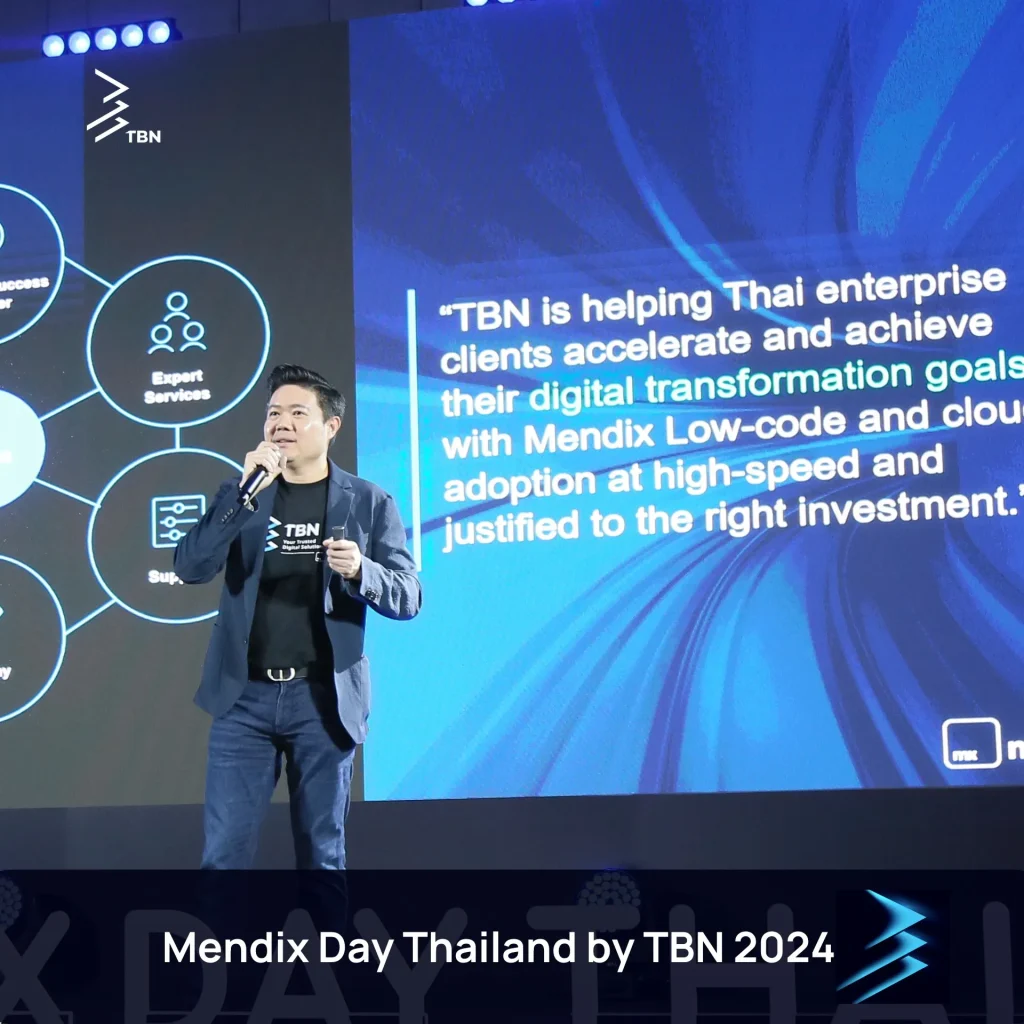 CEO Panayu speaking on Mendix Day '24