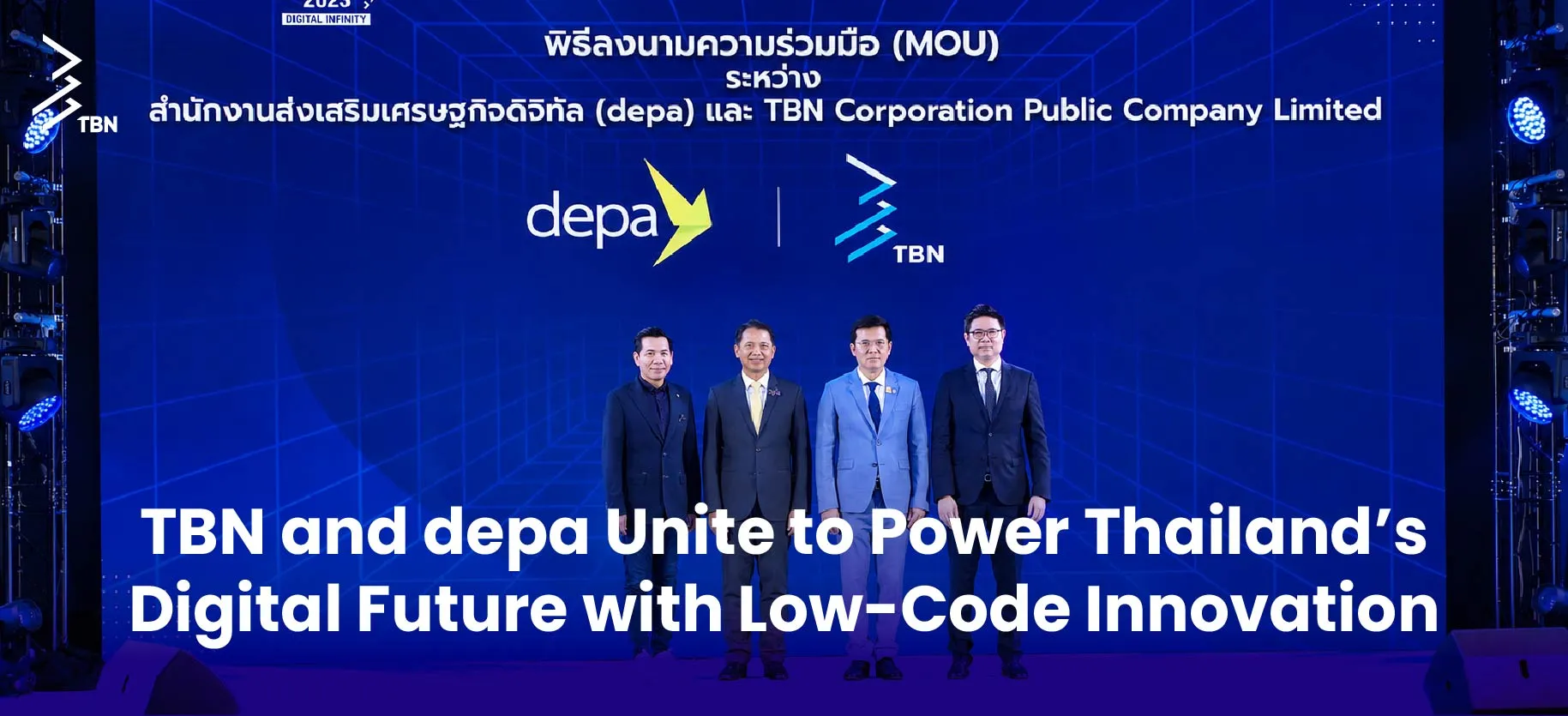 TBN-Depa MOU on stage